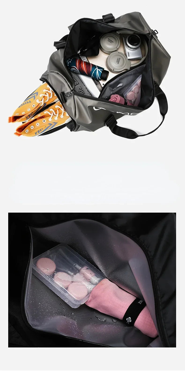 Sporttasche, wasserdicht, für Sport und Fitness, für Herren und Damen, Reisetaschen, für Outdoor, Yoga, Sport, tragbare Taschen, Rucksack mit großer Kapazität