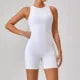 SOISOU One Piece Jumpsuit Women Sleeveless Back Zipper Sportswear Woman Gym Yoga Sport Sets Nylon Fitness Sets Women Tracksuit