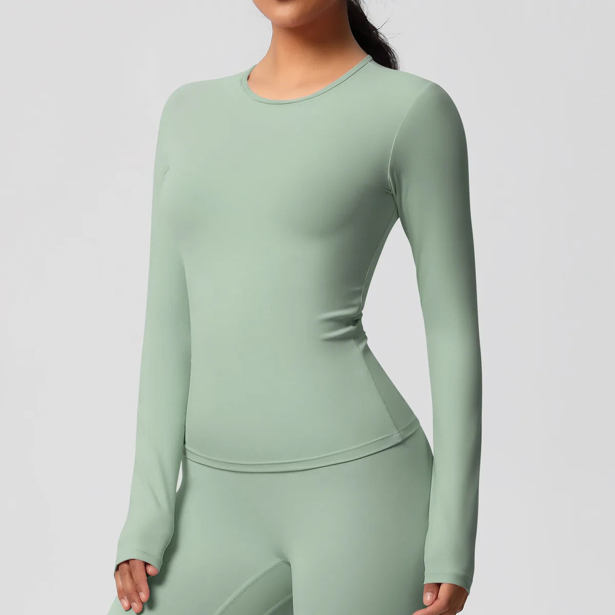 Yoga Suit Gym Sports Set Women Quick-Drying Fitness Set Female Tracksuit Running Workout Long Sleeve Sports Shirt Sportswear
