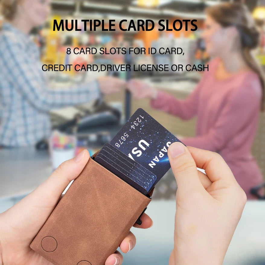 Luxury Business Card Holder Card Case Credit Card Holder Wallet for Men and Women Anti-theft Protectors Wallet Case Cover