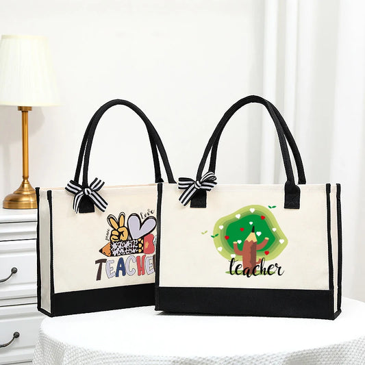 Daily portable unisex large handbag, large capacity personalized printing shoulder hand carry tote bag