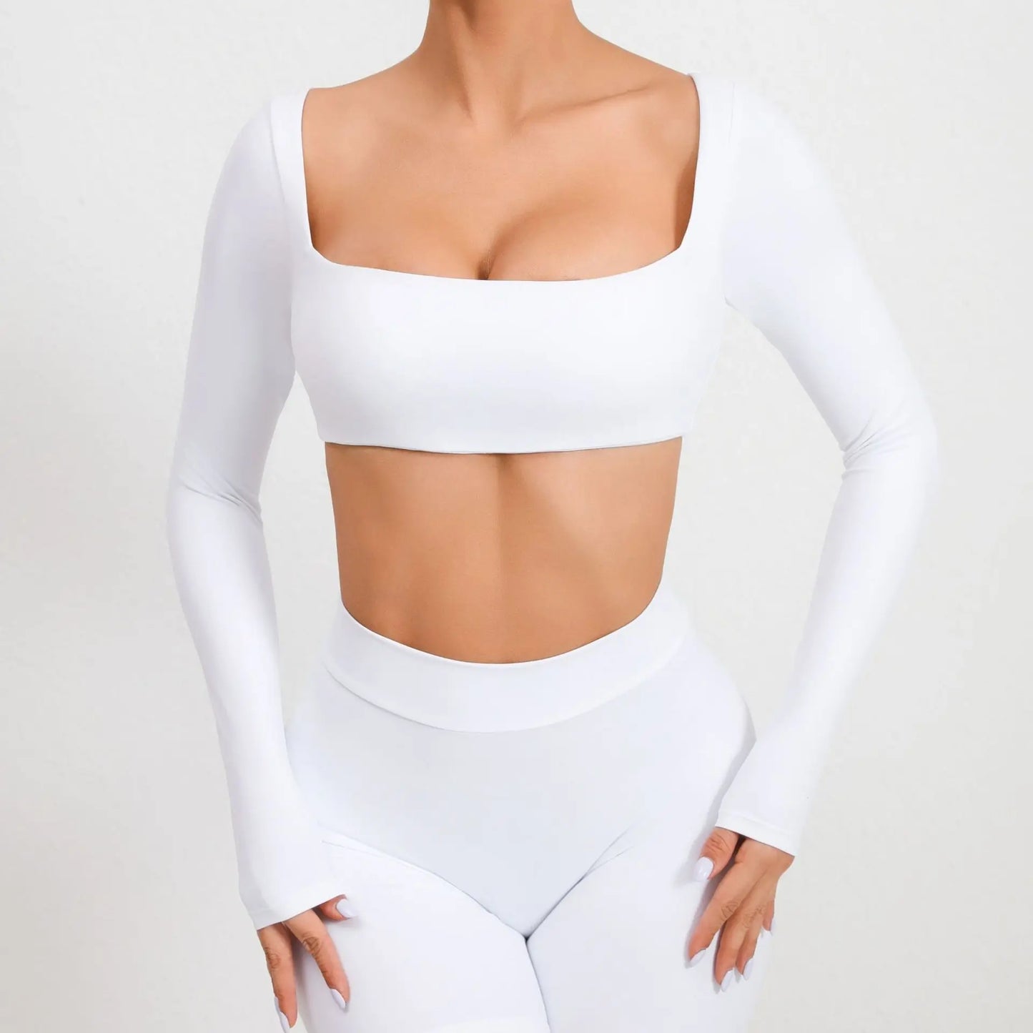 Sexy Fitness Long Sleeve Yoga Clothes Backless Gym Top Women Breathable Sports Crop Yop Shirts Quick Dry Sportswear Women Top