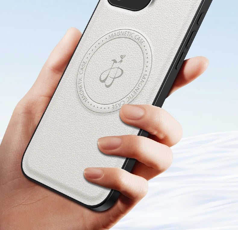 PU Leather Wireless Charging Magnetic Case for Honor 400 Lite 400 Pro 5G Protective Cover Hard Back Shell Coque