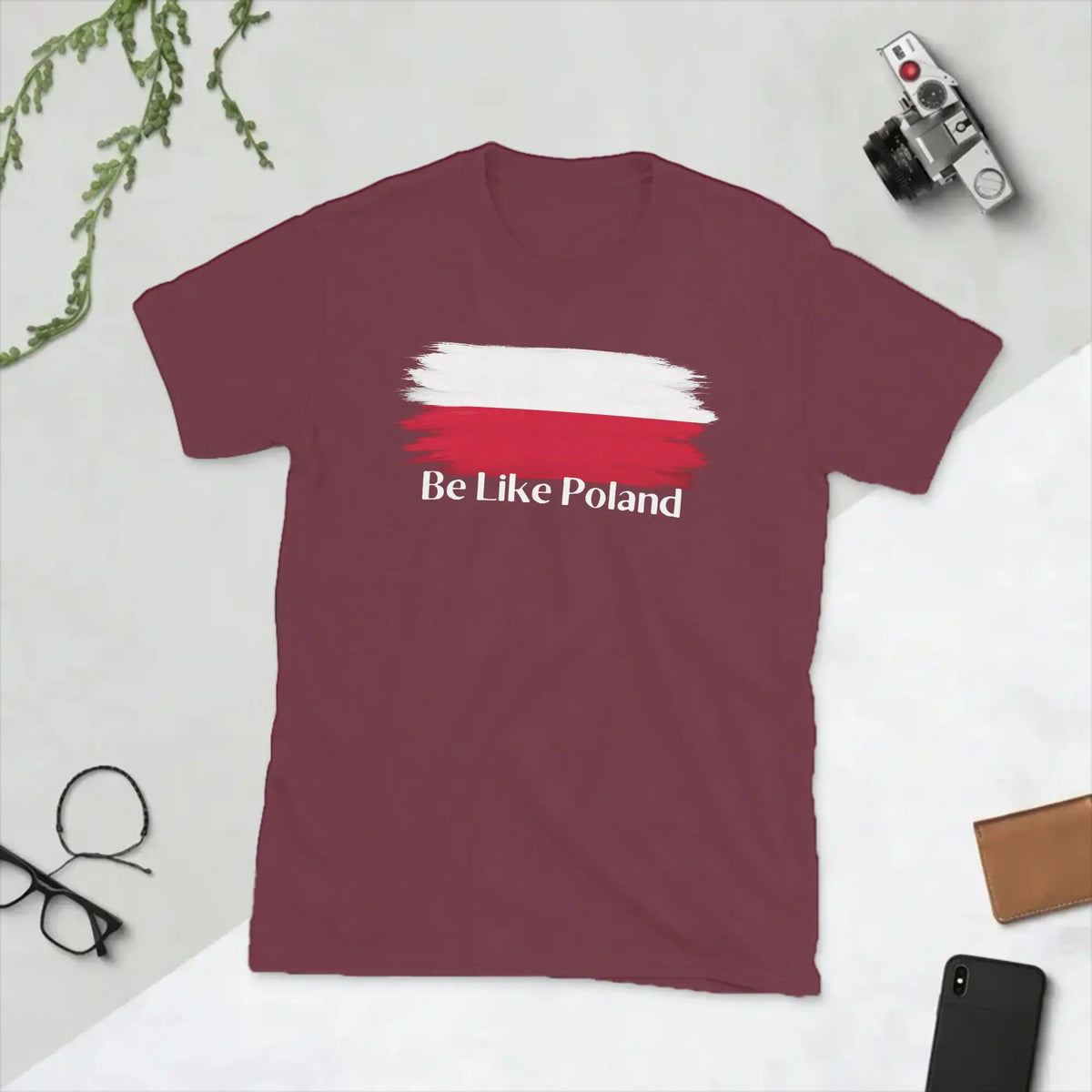 Hipster Be Like Poland Polska Polish Flag T-Shirt Men Crewneck Cotton T Shirts  Short Sleeve Tees Plus Size Tops