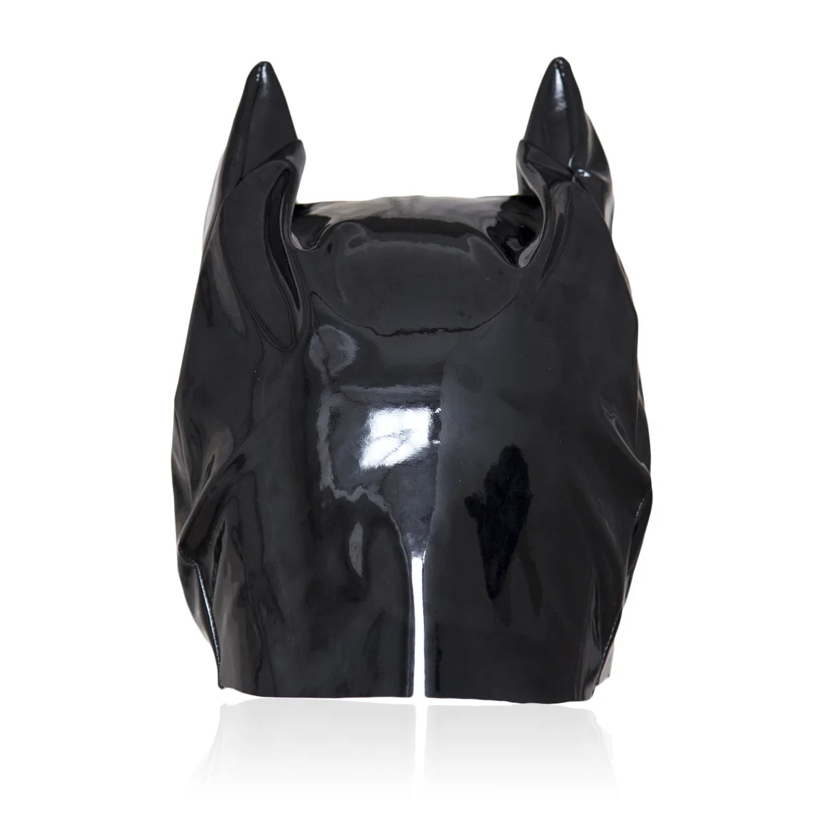 Sexy Mask Womens Tempting Half Face Headgear Cat Ears Masks Leather Face Mask Hood Catsuit Accessory Halloween Cosplay Props