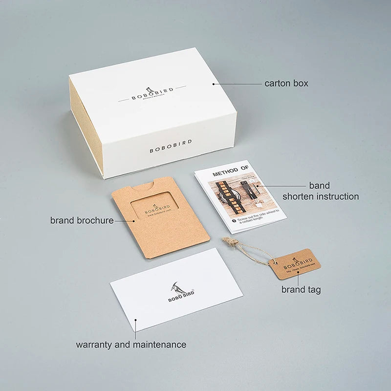 BOBO BIRD Herren-Holzuhr, handgefertigt, leicht, minimalistisch, Walnussholz-Uhren mit echtem Leder, personalisiertes Geschenk