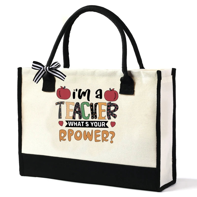 Daily portable unisex large handbag, large capacity personalized printing shoulder hand carry tote bag