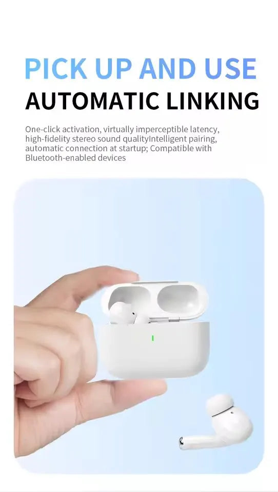 Pro 5 Wireless Bluetooth Earphones Headphones ANC Noise Reduction Earbuds HiFi Sound Low Latency for IPhone Android