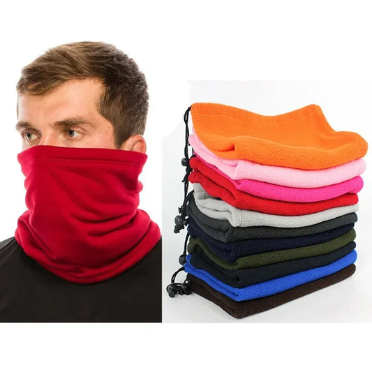 Schal Fleece Kordelzug Fleece Hals Ärmel Schal Männer Bandana Hals Warm Winter Winddicht Schlauchschals Für Gesicht Ski Buff Snowboard