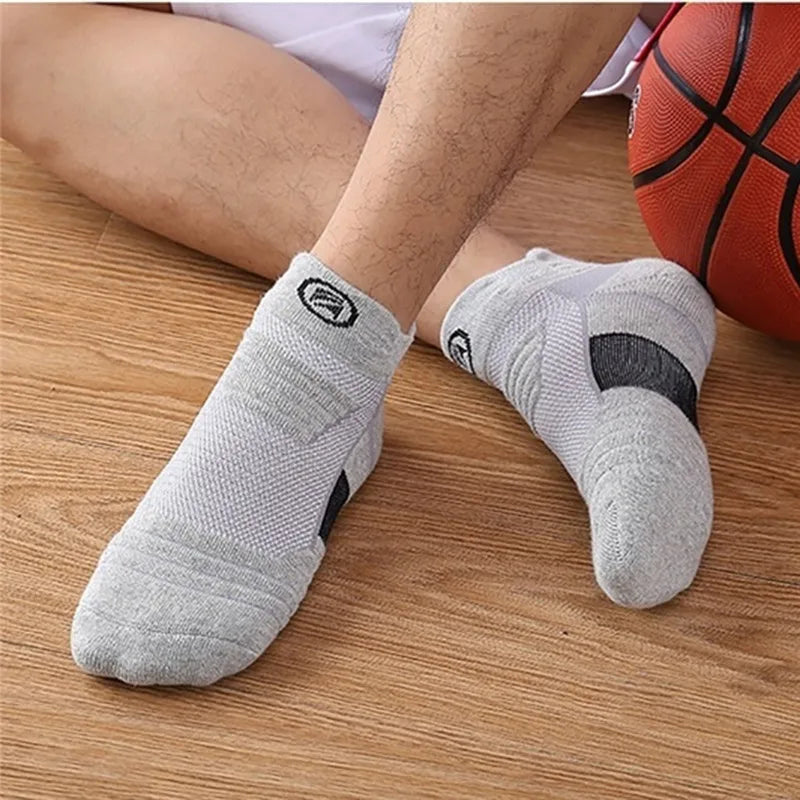 Men's Socks Compression Stockings Breathable Basketball Sports Cycling Socks Moisture Wicking High Elastic Tube Sport Socks