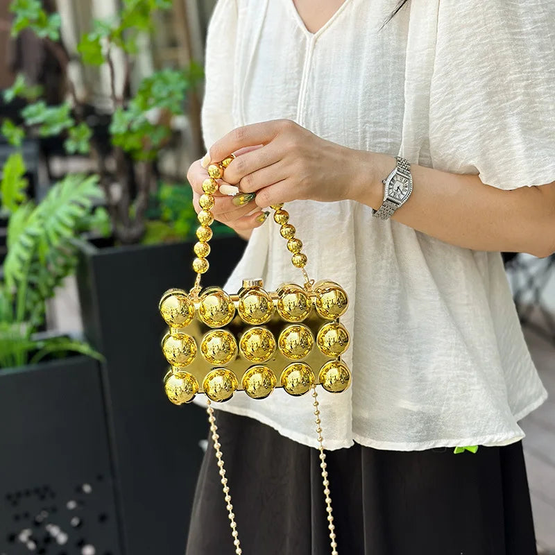 Acrylic Small Square Bags for Women Trend 2024 Fashion Evening Handbag Woman Chain Hard Cute Mini Female Shoulder Crossbody Bag