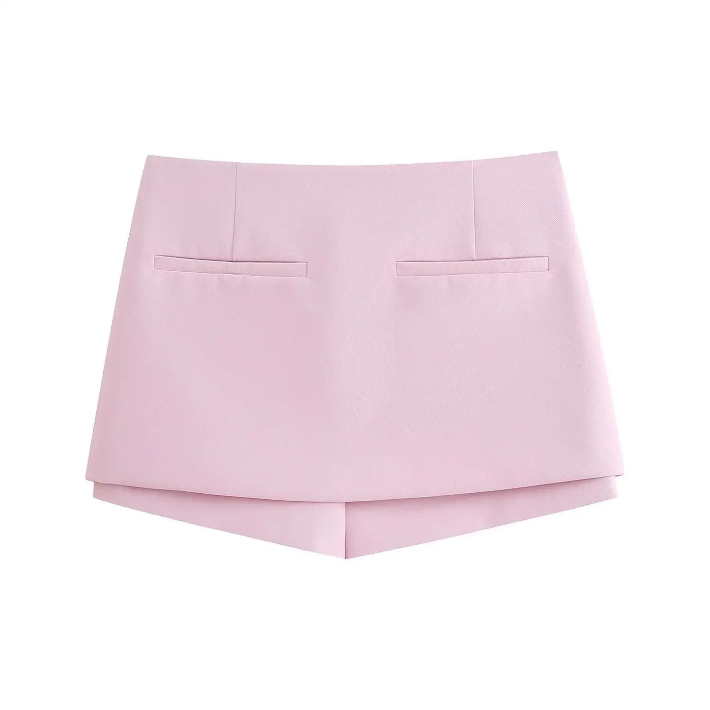 Street Style Slim Fit Low Waist Pure Color Short Skirt Spring New Arrival Women's Fashion Casual Skirt Set with Top