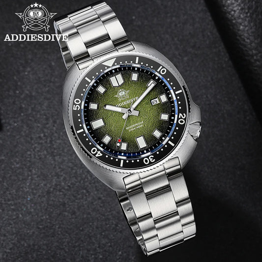 ADDIESDIVE AD2511 Watch For Men Sapphire Glass BGW9 Super Luminous 20Bar Waterproof Relogio Masculino Quartz Watch reloj hombre