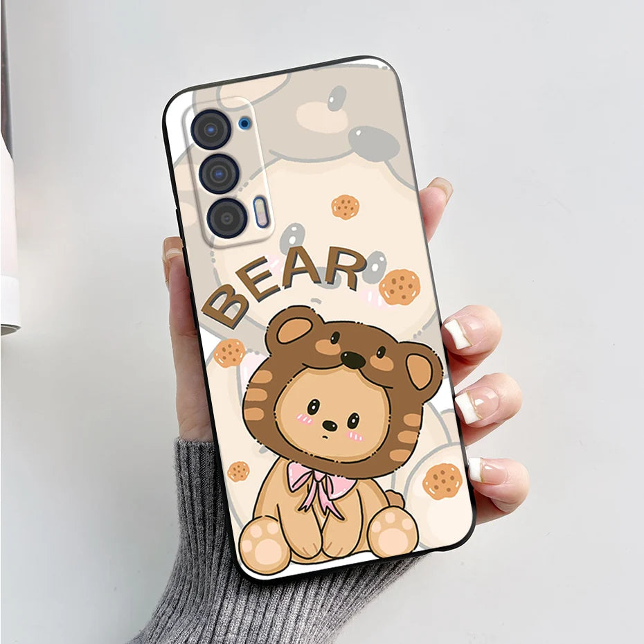 Silicon Case For Motorola Edge (2021) / Edge 5G UW (2021) Fashion Marble Pattern Soft TPU Phone Cases For Edge 2021 XT2141 Funda