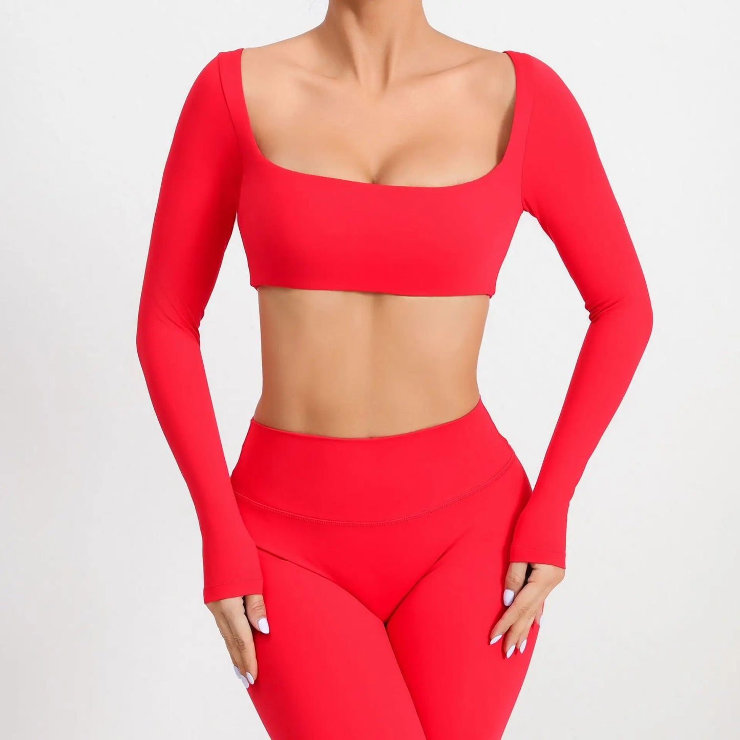 Sexy Fitness Long Sleeve Yoga Clothes Backless Gym Top Women Breathable Sports Crop Yop Shirts Quick Dry Sportswear Women Top
