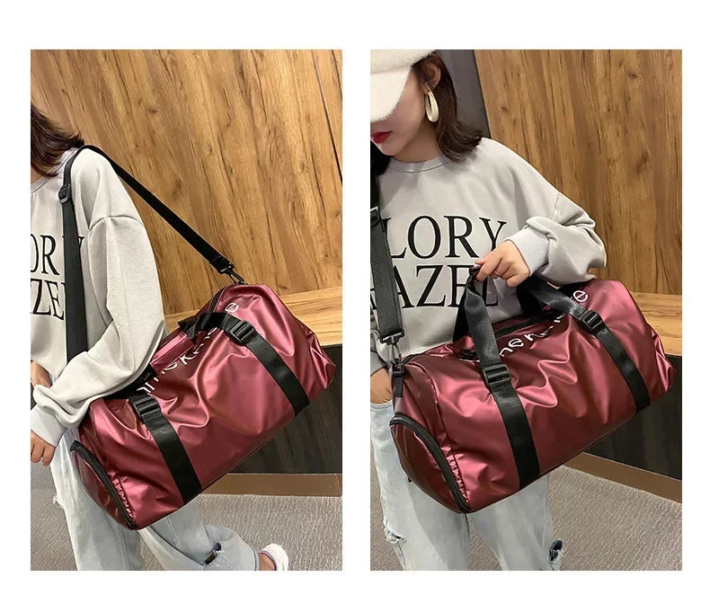 Sporttasche, wasserdicht, für Sport und Fitness, für Herren und Damen, Reisetaschen, für Outdoor, Yoga, Sport, tragbare Taschen, Rucksack mit großer Kapazität