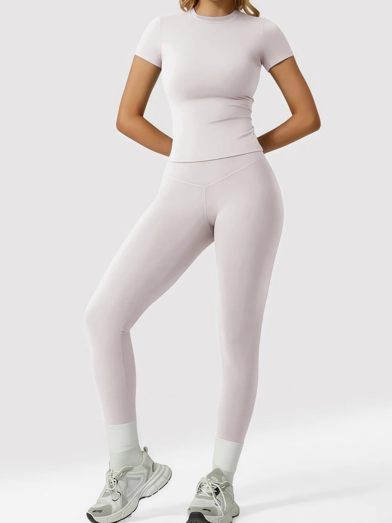 Women's Yoga Set, High-Quality Body-Fitting Quick-Dry Fitness Wear, Sport Yoga Two-Piece Set