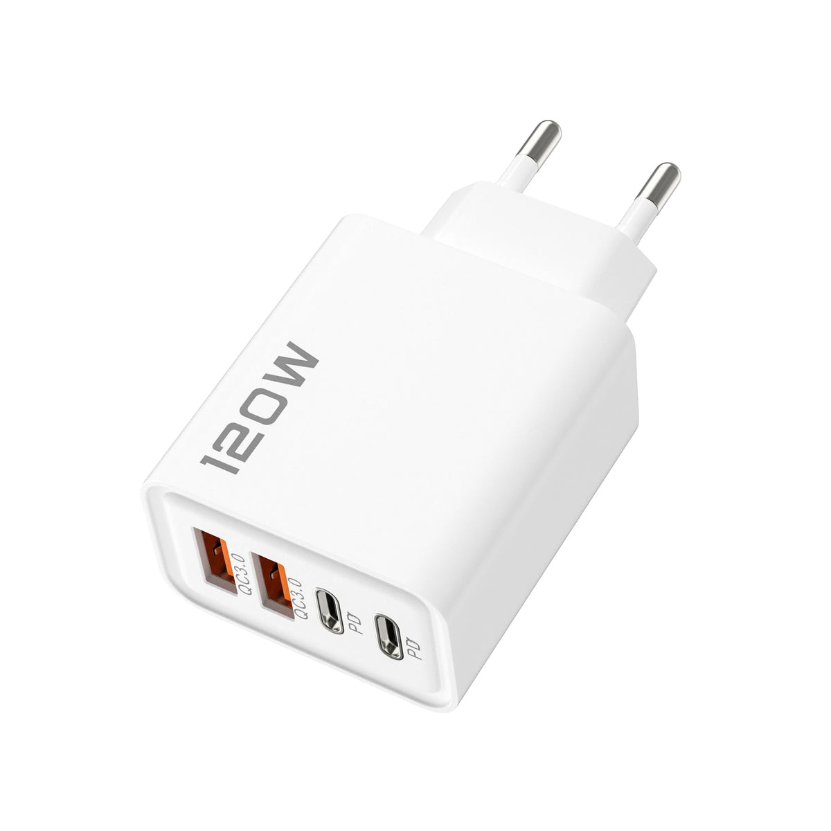 New 120W 4 Port USB Type C Charger Fast Charging Data Cable USB Phone Charger Adapter For Samsung iPhone Huawei Wall Charger