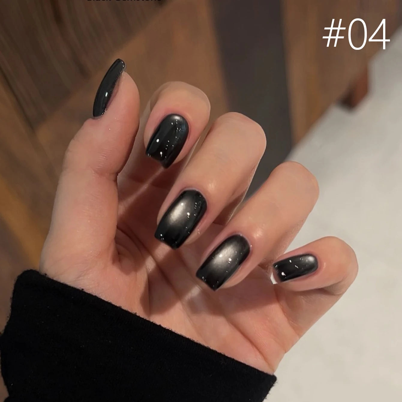 12ML 1-21pcs Autumn Nails Toe Selling Whitening Glass Bead Cat Eye Gel Nail Polish Black Nails Nail Art Grey Cat Eye Nail Glue