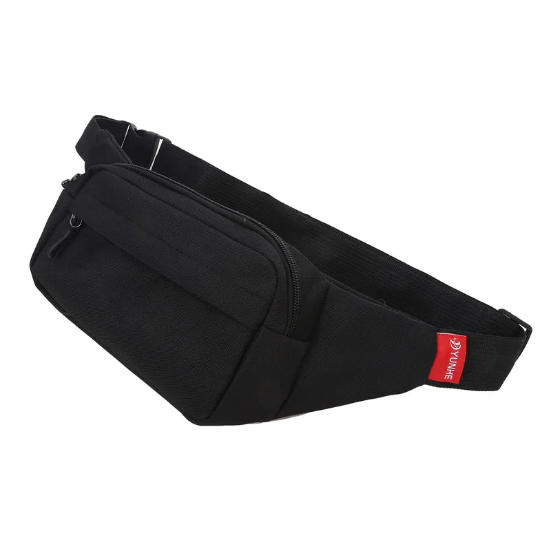 Men Waist Bag Pack Purse Casual Large Phone Belt Bag Pouch Women's Canvas Travel Phone Bag Fanny Banana Bag Hip 3 Pockets