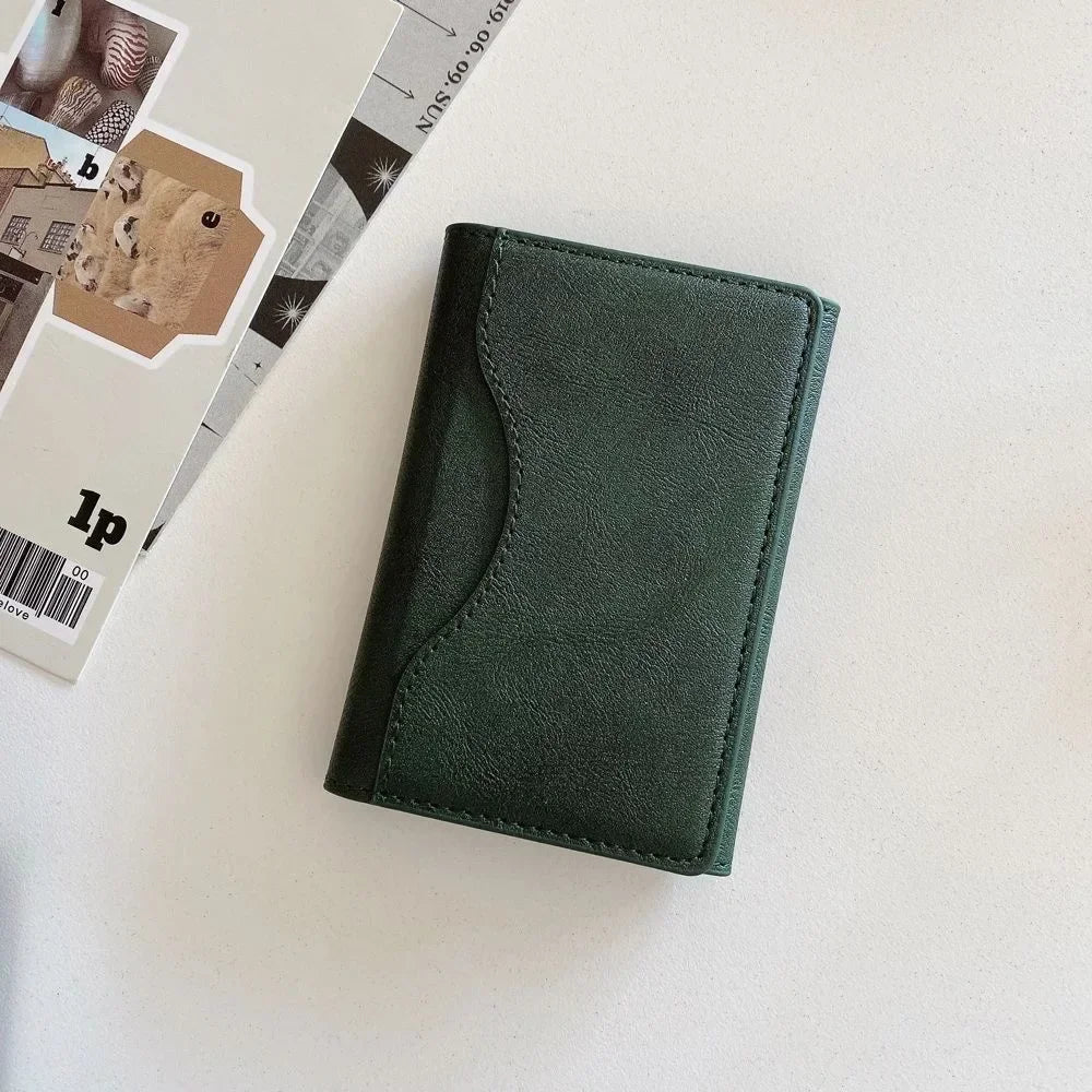 Strong Magnetic Folding Wallet Card Holder Leather Case for IPhone 17 16 Pro Max for MagSafe Stand Cover for Samsung