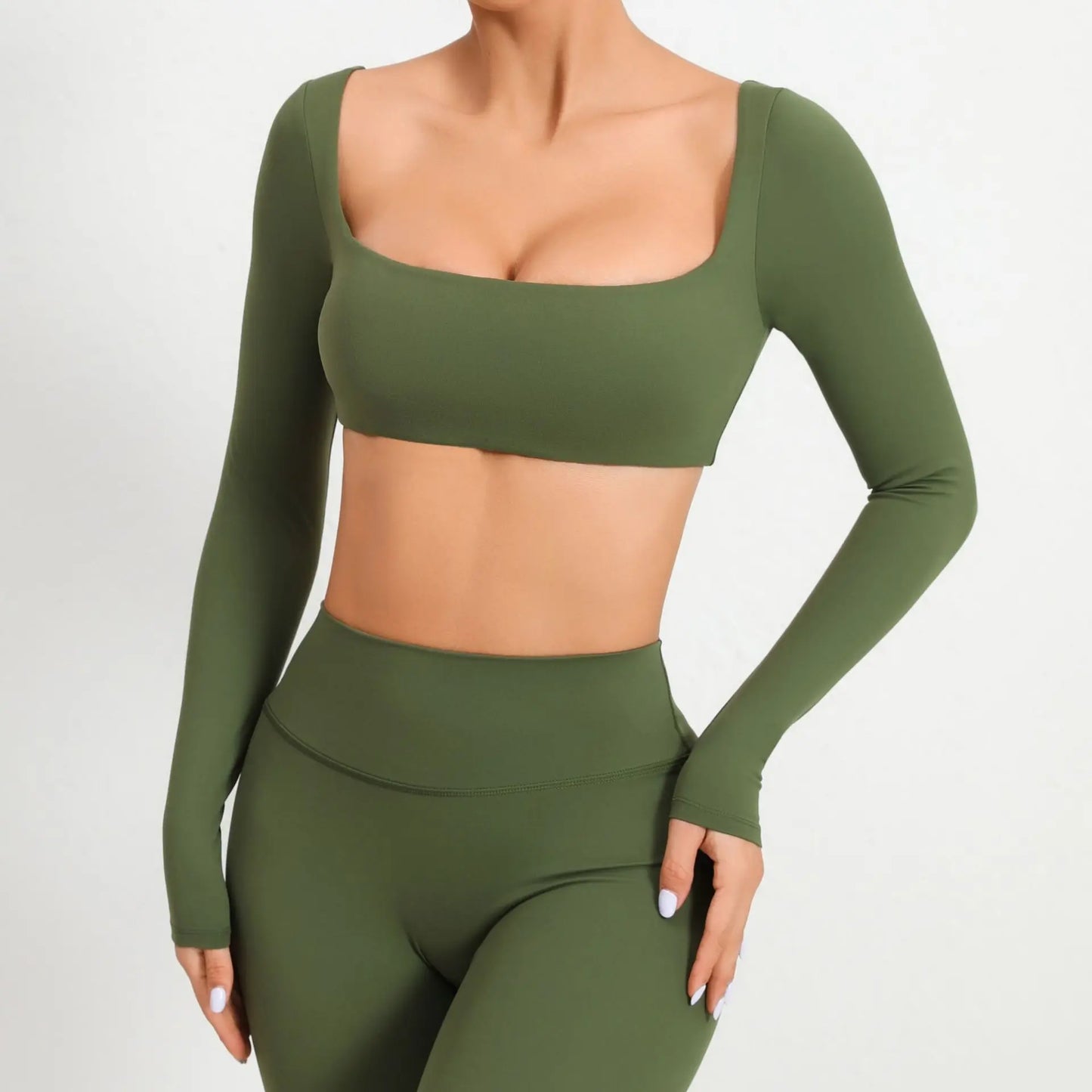 Sexy Fitness Long Sleeve Yoga Clothes Backless Gym Top Women Breathable Sports Crop Yop Shirts Quick Dry Sportswear Women Top