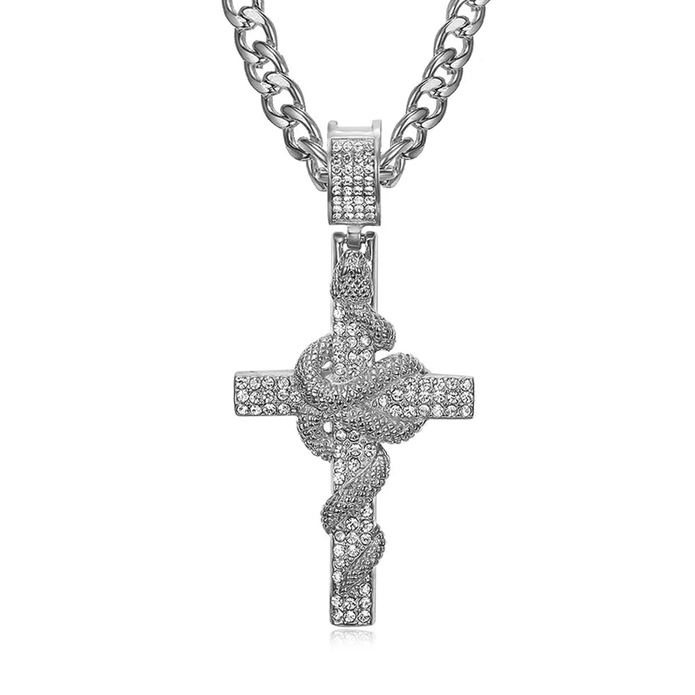 Fashion Vintage Stainless Steel Leopard Head Pendant Necklace Hip Hop Biker Animal Necklaces For Men Women Classic Jewelry Gifts