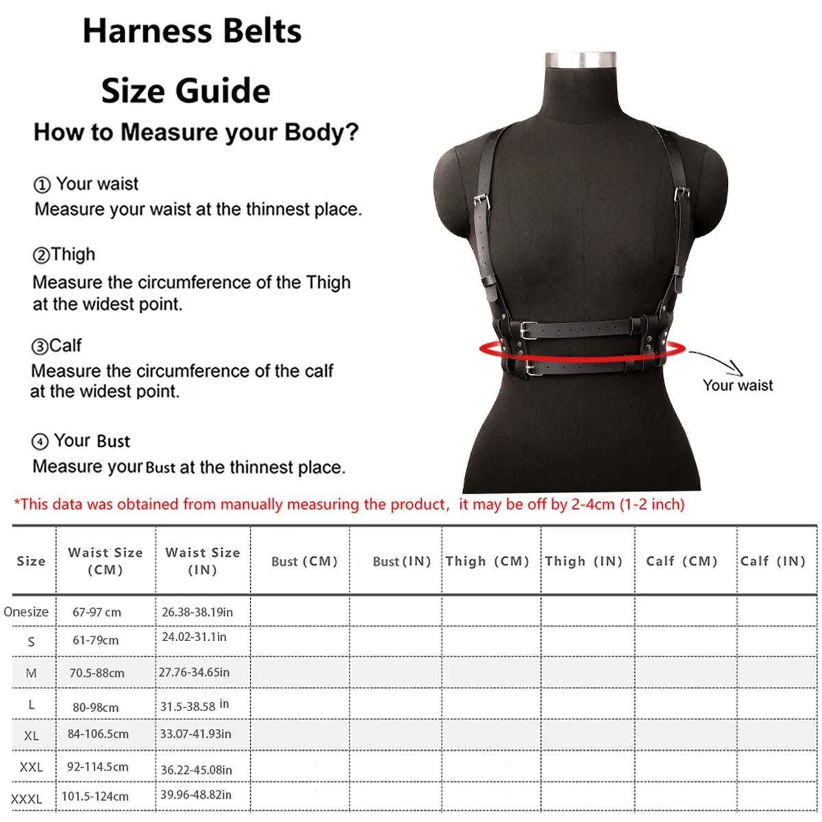 Women Punk Fashion Belt Street Style Shaping Waistband Suspenders for Women  Body Harness Corset Belt Gothic Clothing Accessorie