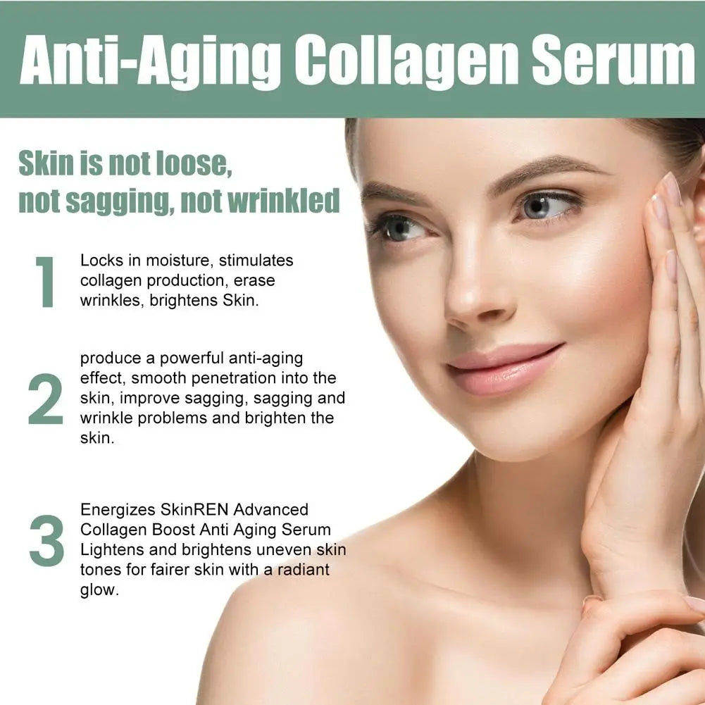 1/2PCS Advanced Collagen Boost Face Serum Brightening Collagen Moisturizing Face Essence Fade Fine Lines Face Lifting Skin Care