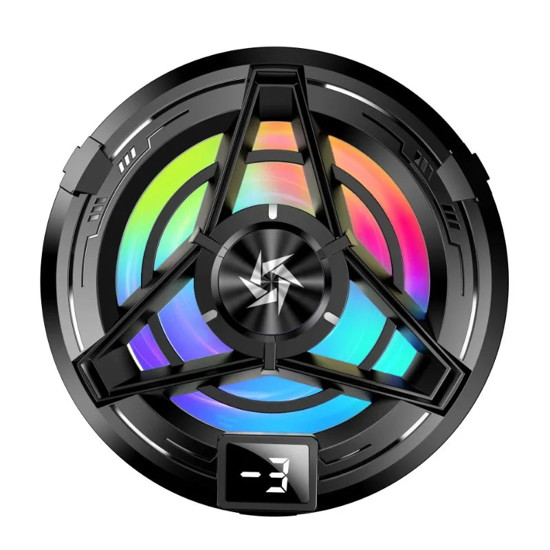 Magnetic Phones Cooler Back-Clip 2 in 1 Game Cooler Semiconductor Fast Phone Cooling Fan for IOS Android Phone