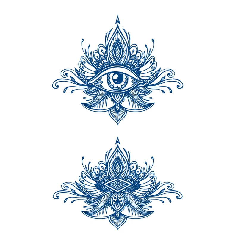 Juice Lasting Ink Tattoos Body Art Waterproof Temporary Tattoo Sticker Eagle Leopard Man Totem Gun Knife Arm Fake Tatoo Women