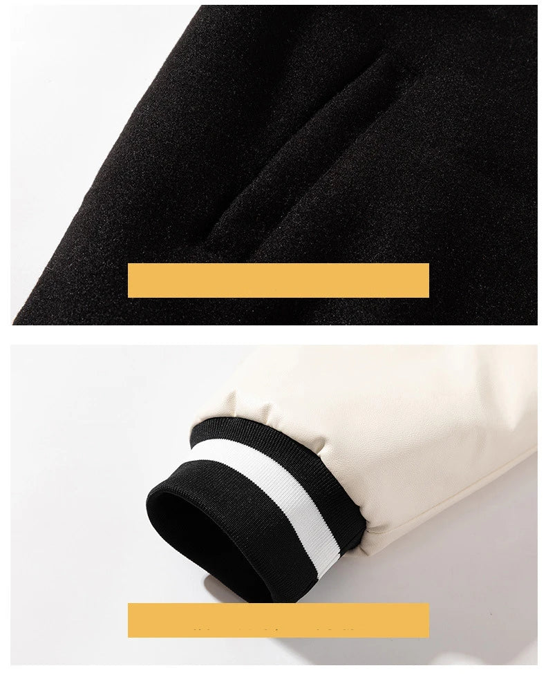 Herrenjacke Baseballuniform Herren Loose Embroidery Tide Brand Mäntel Frühling Herbst Casual College Wear Amerikanische Modekleidung