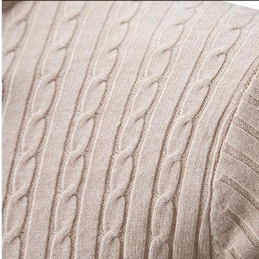 2025 New Men Solid Colour Turtleneck Sweater Black , White , Royal Blue, Fashion Simple Male Casual Pullover Tops