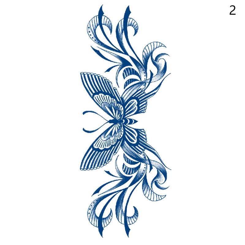 1pc Dragon Tattoo Sticker Realistic Dragon Fake Tattoo Stickers For Men Boys Kids 3D Dragon Temporary Tattoos Washable Tattoos