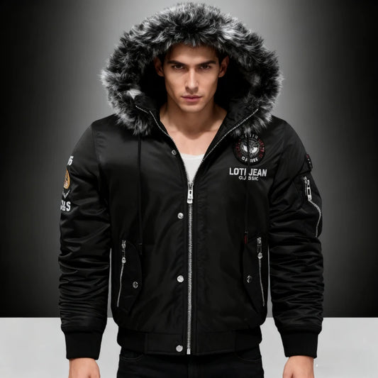 Thick Down & Parka Coat Oversize Plus Velvet Thick 2025 Brand Keep Warm Winter Men's Black Blue Red  Padded Jacket Coat Men