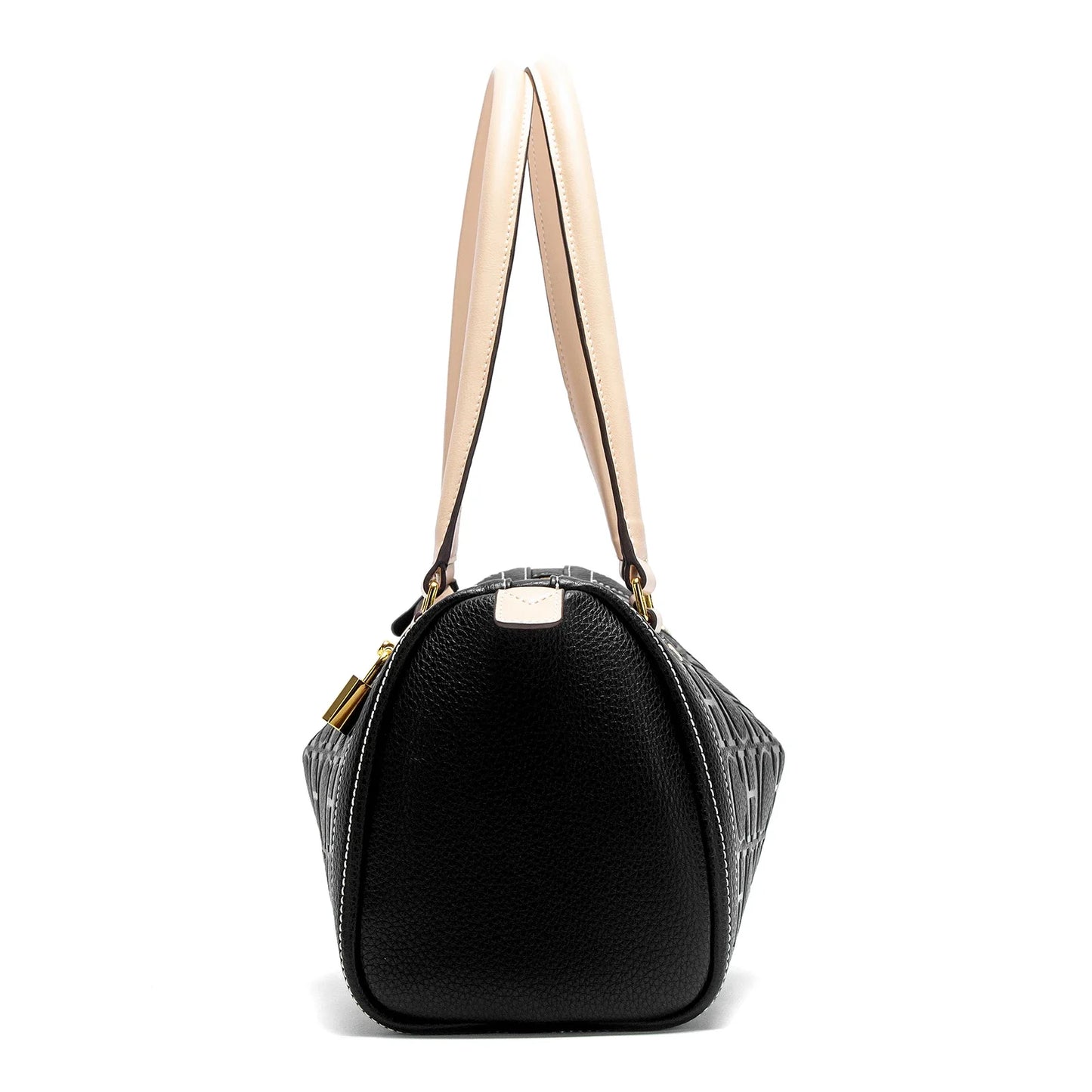 C-H Women's Boston Bag Autumn Winter New Collection Letter Design Texture Shoulder Bags