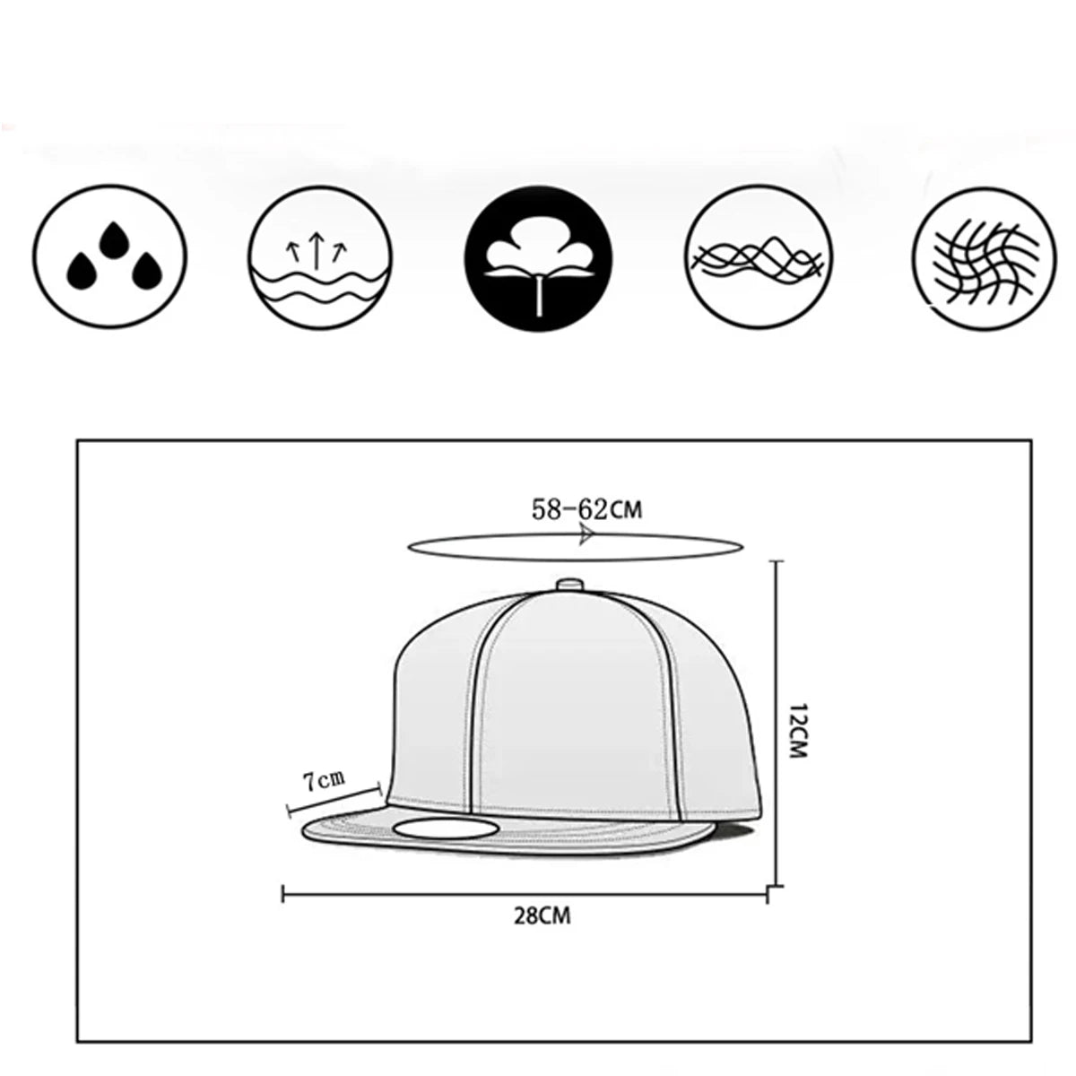 Unisex Big C Paiz Allover Snapback Hat Paisley Bandanna Print Adults Outdoor Travel Hip Hop Headwear Sports Sun Baseball Cap