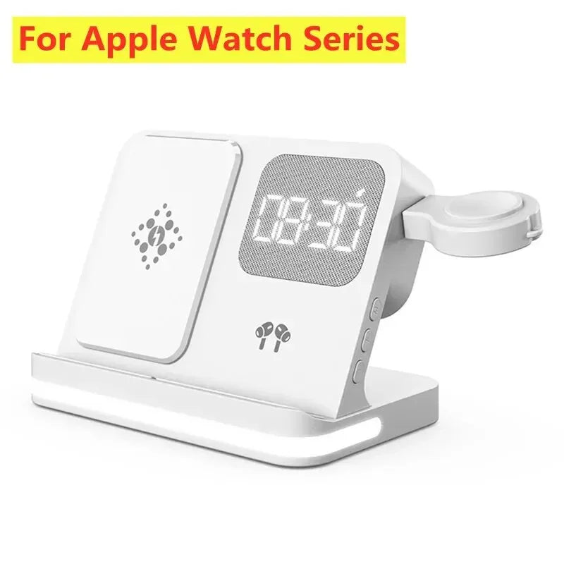 Wireless Charger Stand For iPhone 17-12 Samsung S25 S22 Ultra Fold Z Flip Galaxy Watch Active Buds Fast Charging Station Holder