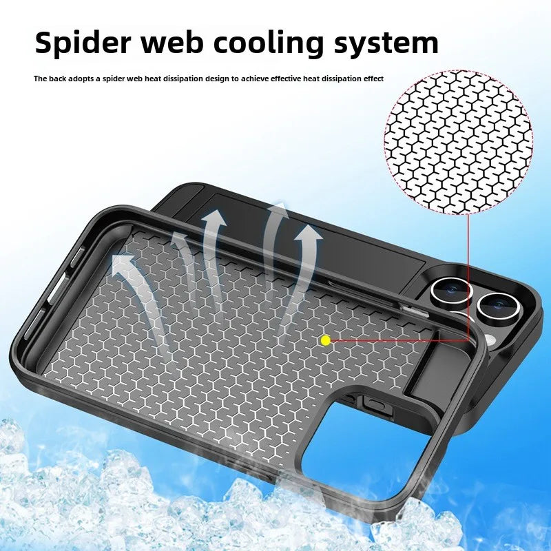 Phone Case for IPhone 16 15 14 Plus 13 12 11 Pro Max Wallet with Card Holder Slot Sliding Pocket Dual Layer Protective Cover
