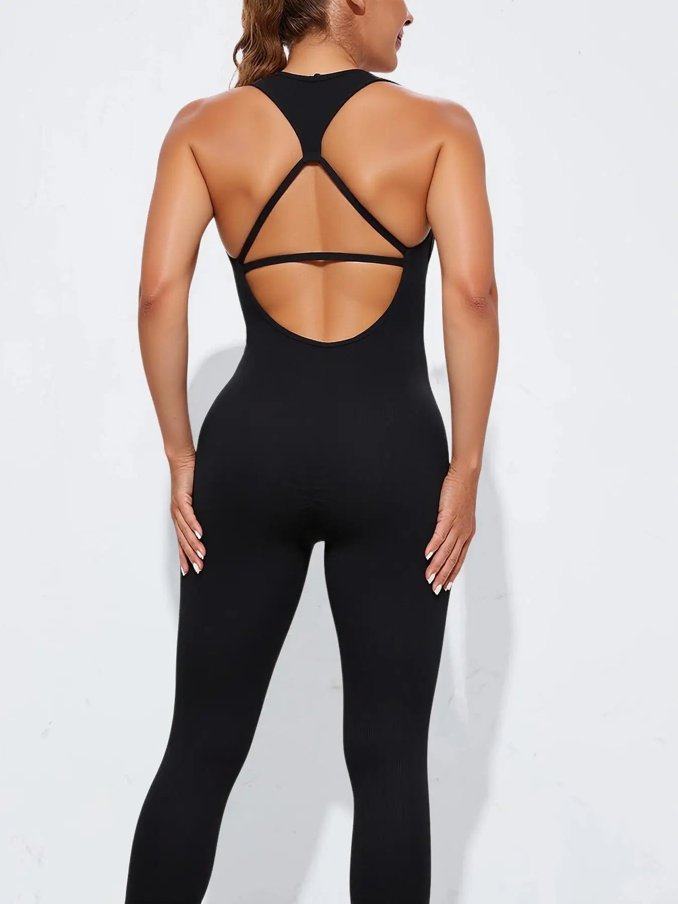 Sexy Jumpsuits Women Summer Sleeveless Rompers Bodysuit Backless Casual Bodycon Playsuits Sports Fashion Streetwear Ladies