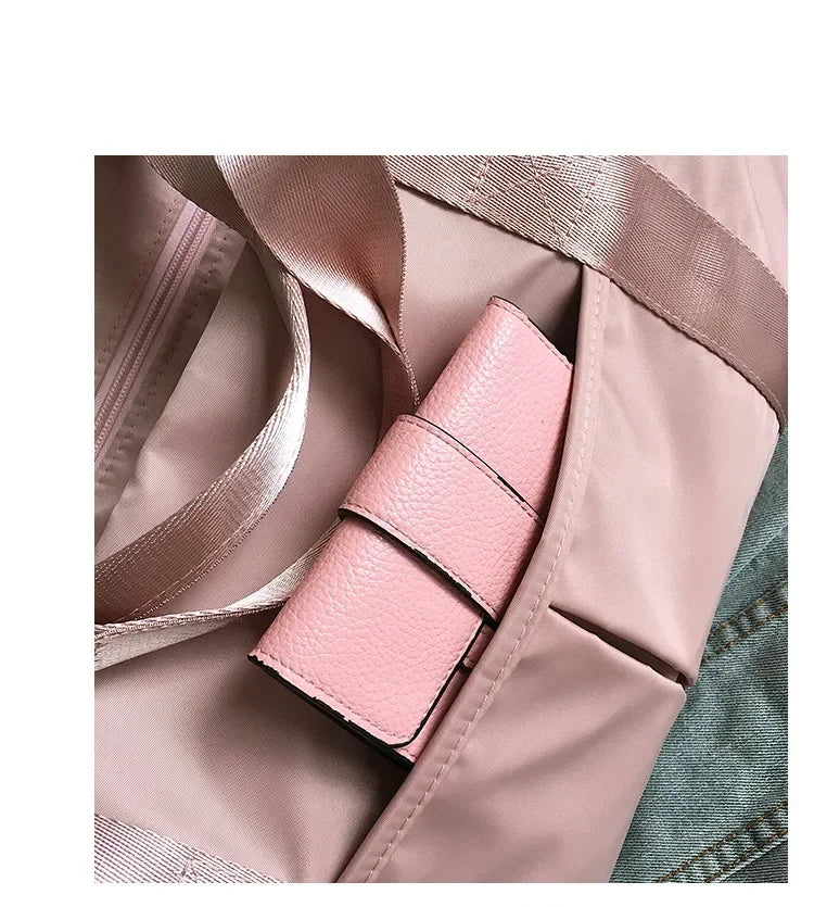 Training Yoga Sporttaschen Fitness Gym Taschen Nass Trocken Separate Gepäcktasche mit separatem Schuhfach Reisetasche Handtasche