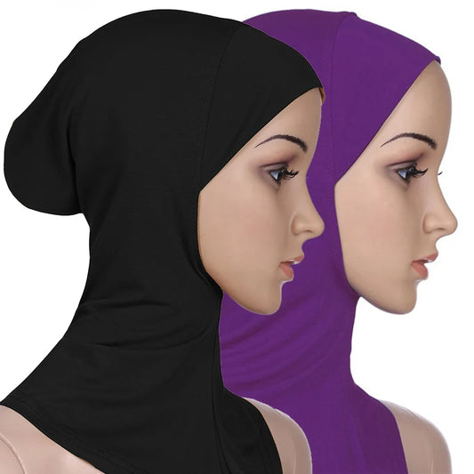 Muslimisches Untertuch für Frauen, Kopfbedeckung, muslimisches Kopftuch, innere Hijab-Kappe, islamisches Untertuch, Ninja-Hijab, Schal, Mütze, Kappe, Knochenhaube