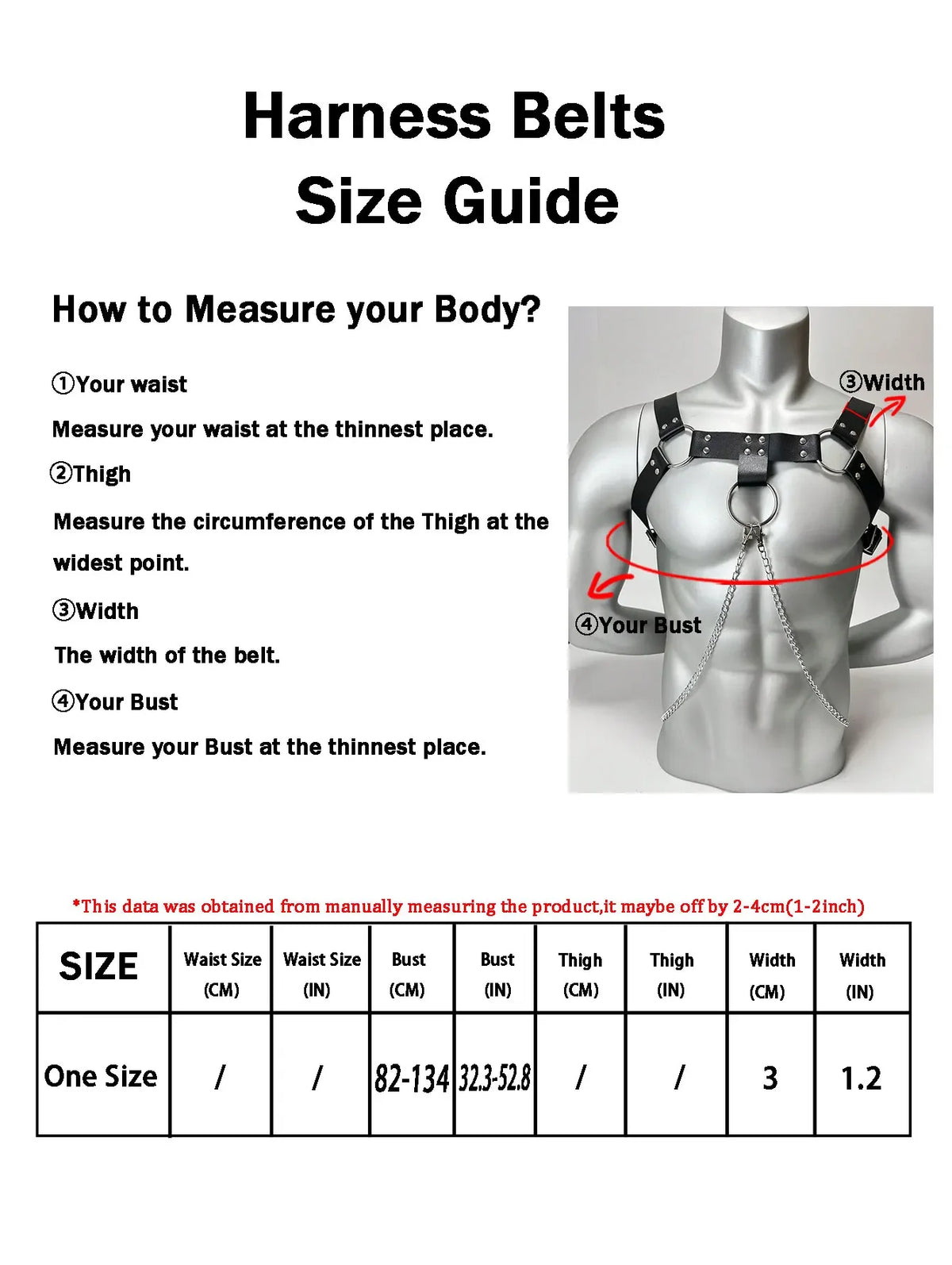 Fashion Men PU Leather Chest Harness Lingerie Adjustable Leather Body Decortive Strap Punk Club Costume Clothing Accessories