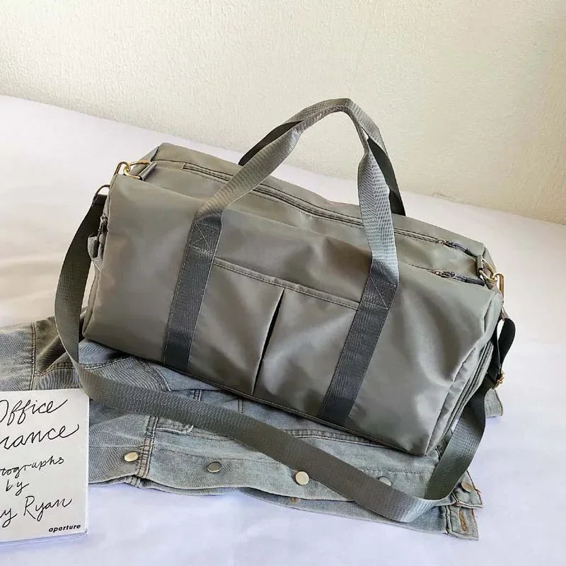 Training Yoga Sporttaschen Fitness Gym Taschen Nass Trocken Separate Gepäcktasche mit separatem Schuhfach Reisetasche Handtasche