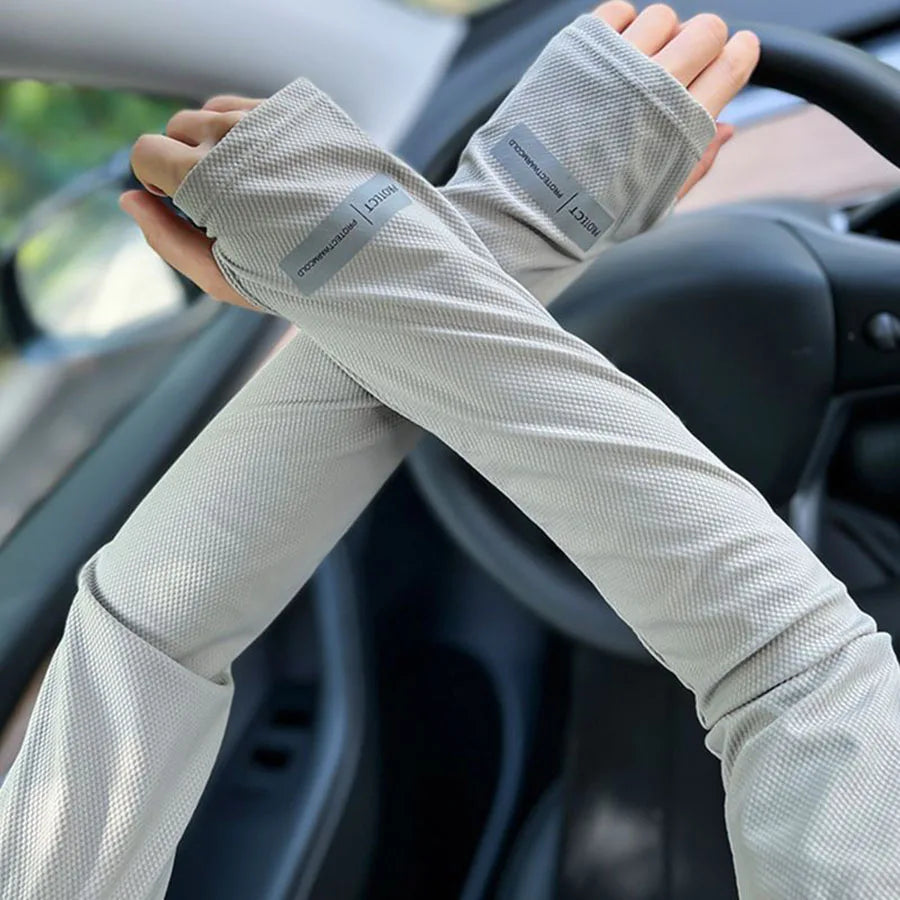 2025 Hot Cycling UV Arm Cover Sleeve Shawl Driving Cycling Cropped Cape Sports Gloves Outdoor Activities Running Fishing Sleeves