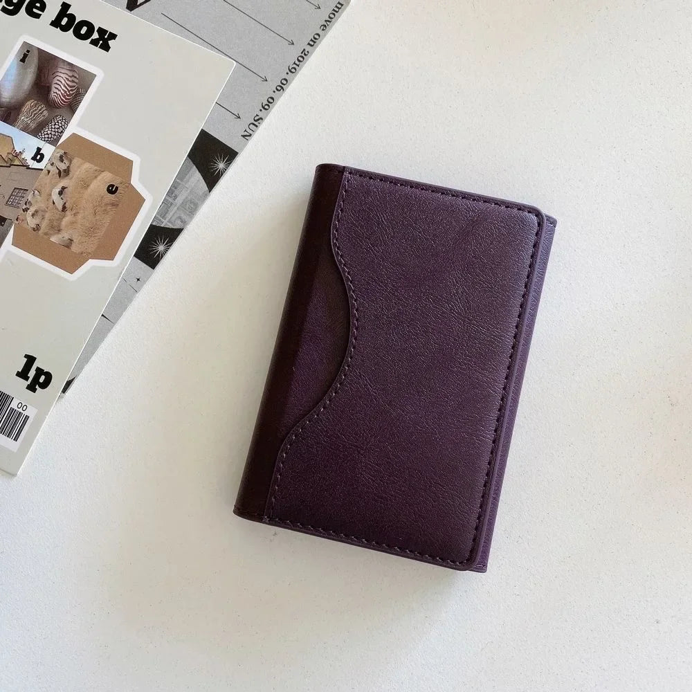 Strong Magnetic Folding Wallet Card Holder Leather Case for IPhone 17 16 Pro Max for MagSafe Stand Cover for Samsung