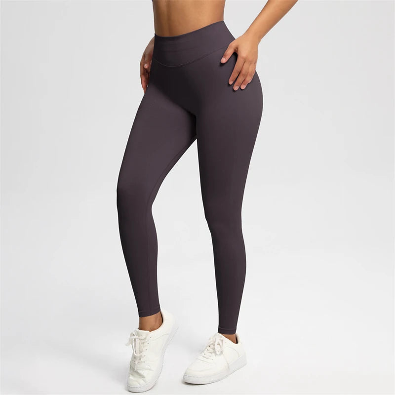 Bum Shaping Leggings Women Seamless Sports Yoga Pants Low Ribbed Band Gym clothes Fitness Workout Scrunch Butt Tight