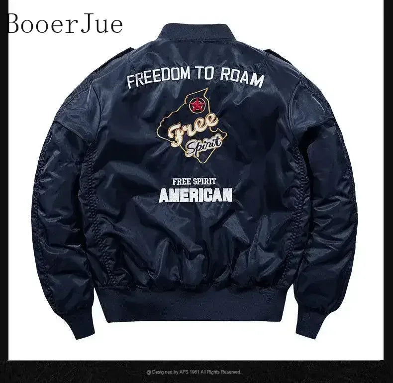 High Quality Military Motorcycle Ma-1 Aviator Pilot Coats Male Baseball Bomber Jackets Winter Hip Hop Thick Warm Jackets Men 6XL