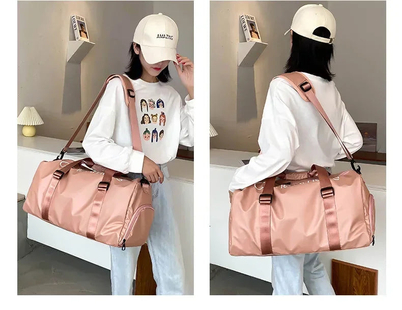 Sporttasche, wasserdicht, für Sport und Fitness, für Herren und Damen, Reisetaschen, für Outdoor, Yoga, Sport, tragbare Taschen, Rucksack mit großer Kapazität