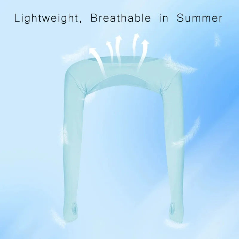 2025 Hot Cycling UV Arm Cover Sleeve Shawl Driving Cycling Cropped Cape Sports Gloves Outdoor Activities Running Fishing Sleeves